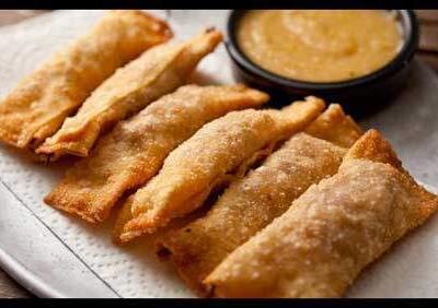 Eggroll au porc, Sauce aux punes (Paquet de 4) (Individuelle)