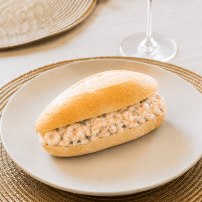 Guedille aux crevettes, lime et basilic(écono) (4 personnes) (F)